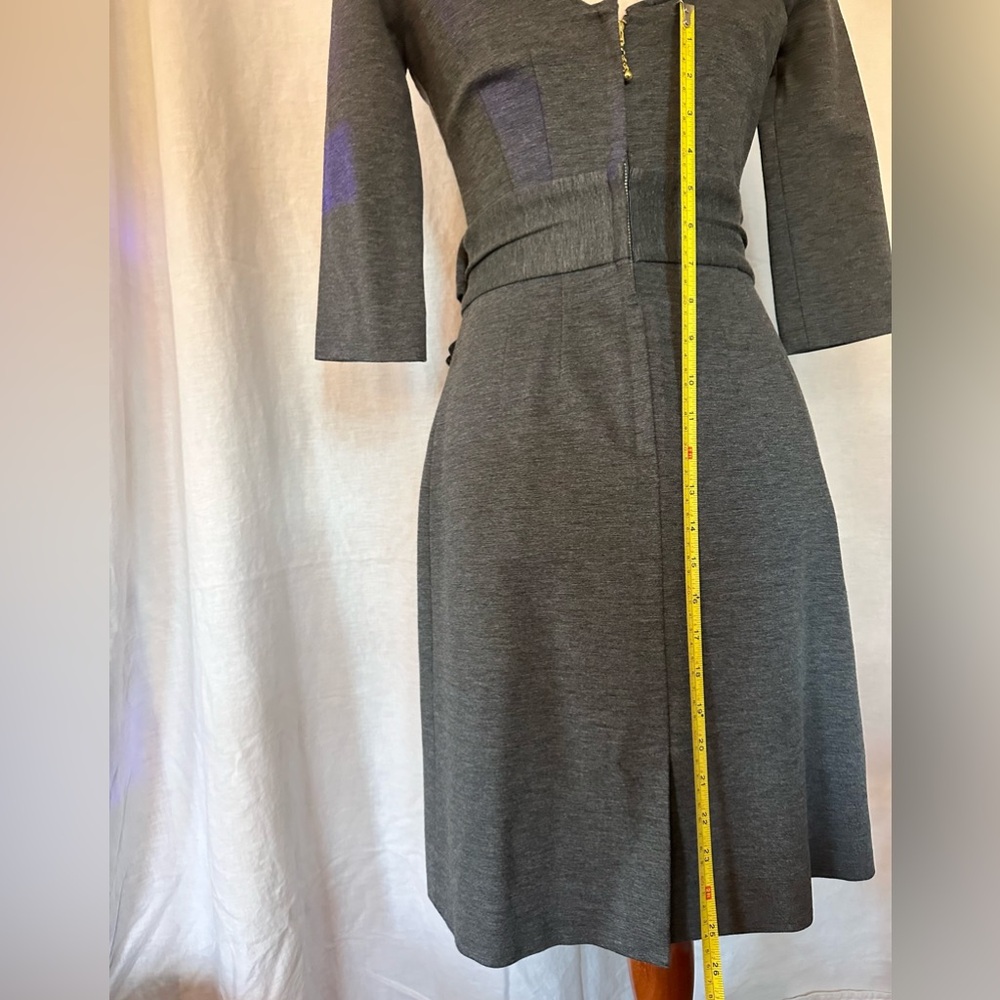 KATE SPADE DRESS SALE!!!! Kate Spade ♠️ NY Magdalena Gray Ponte Dress Sz 2 - Picture 16 of 16